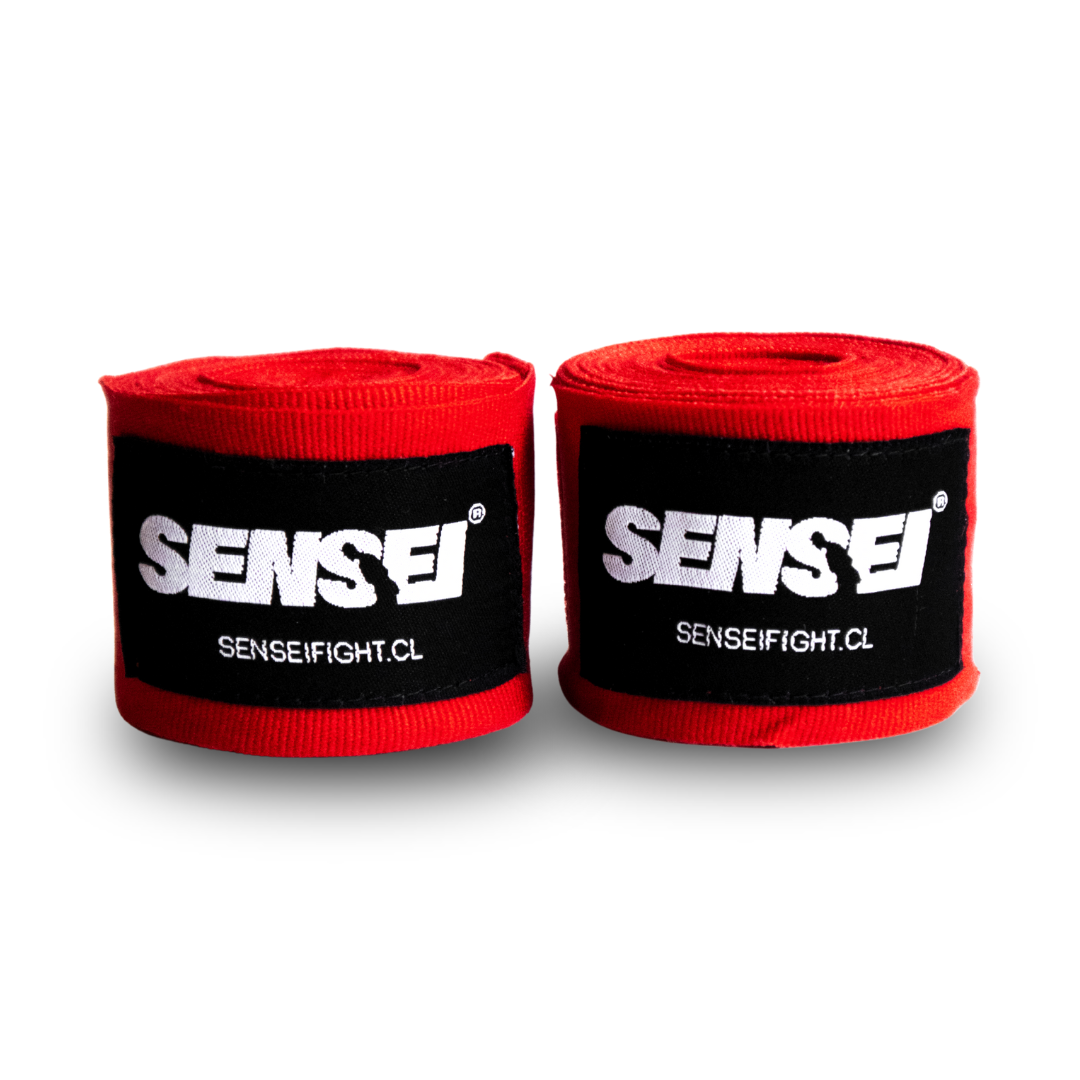 Venda Boxeo Semi Elástica Sensei 4,5 metros Par