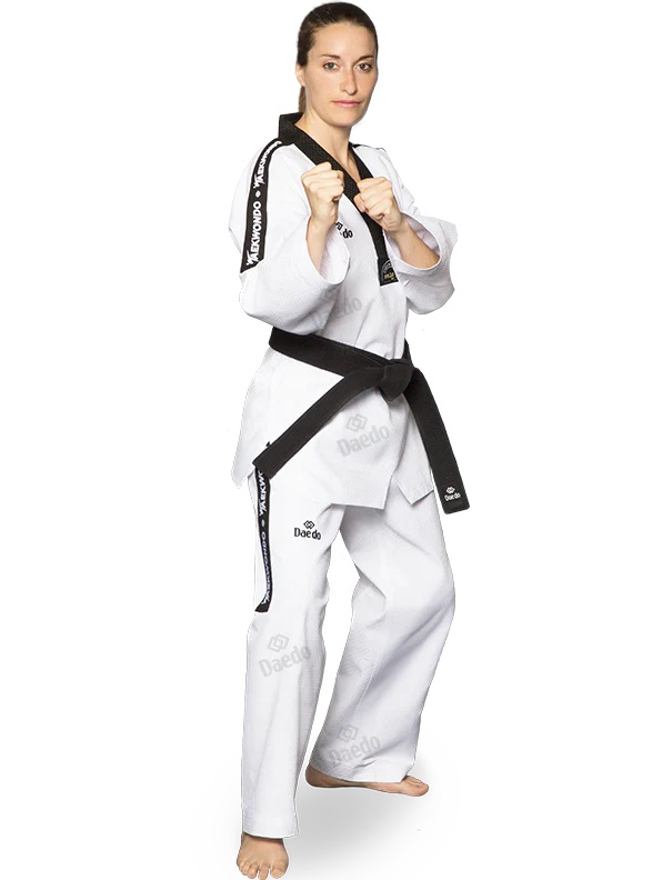 Dobok Daedo Tradicional Linea Negra WT